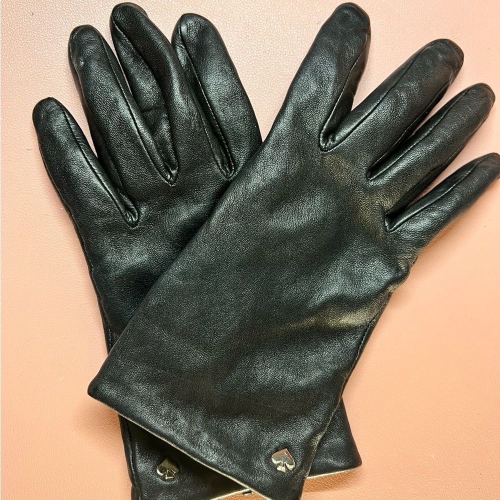 Kate spade leather gloves